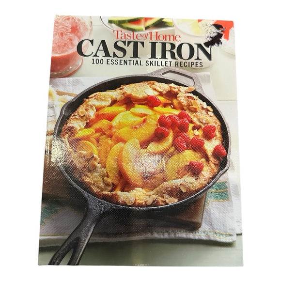 Taste of Home Cast Iron Cookbook100 essential skillet recipes hardback - Picture 1 of 8